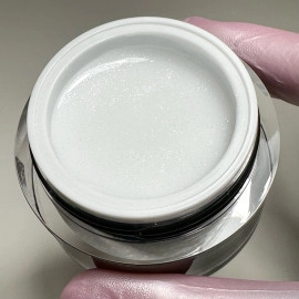 Камуфлирующий Гель Для Моделирования С Шиммером "Glow white" 15 Ml